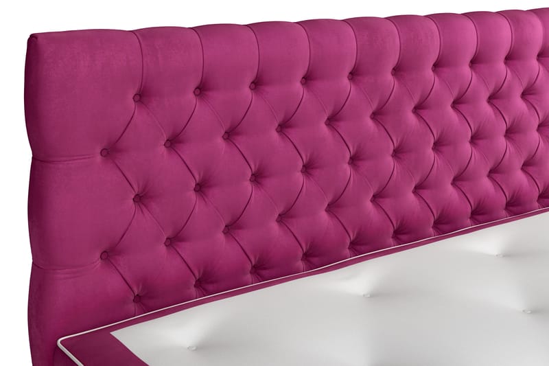 Celine Sängpaket 180x200 cm - Rosa/Sammet - Products - Möbler - Säng - Kontinentalsäng