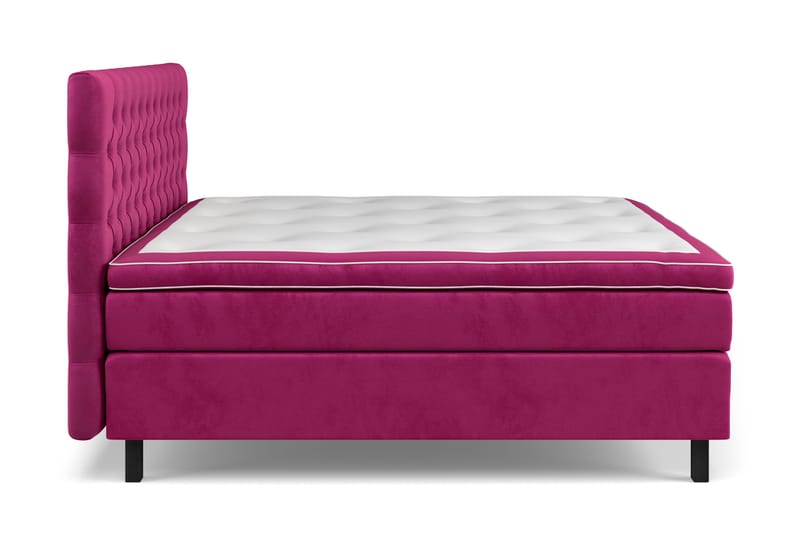 Celine Sängpaket 180x200 cm - Rosa/Sammet - Products - Möbler - Säng - Kontinentalsäng