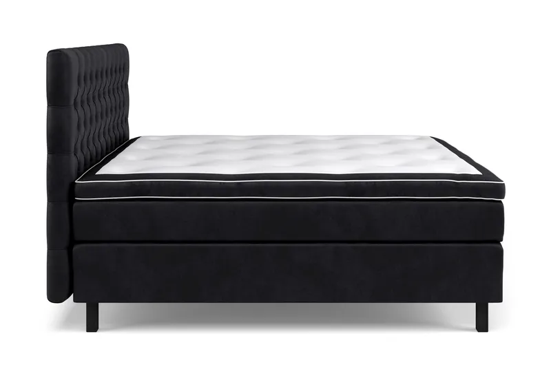 Celine Sängpaket 180x200 cm - Svart/Sammet - Products - Möbler - Säng - Kontinentalsäng