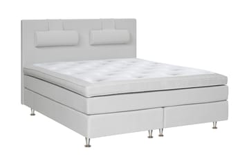 Charleston Kontinentalsäng 160x200 Fast Valbar Malaga, Malaga Ljusgrå