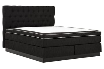 Charleston Kontinentalsäng 180x200 Fast Polyeterskum - Svart - Products - Möbler - Säng - Kontinentalsäng