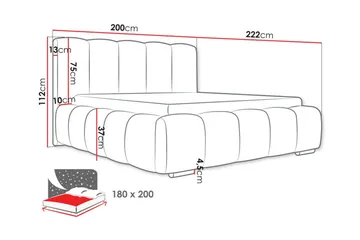 Cleaton Sängram 180x200 cm - Products - Möbler - Säng - Säng med förvaring