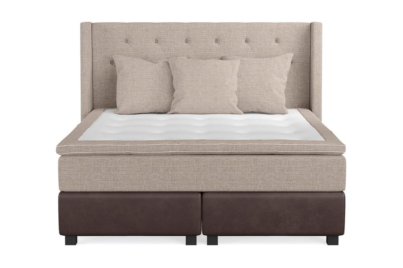 Cuba Kontinentalsäng 160x200 - (+Fler val) Beige/Brun - Products - Möbler - Säng - Kontinentalsäng