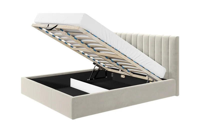 Derry Sängram 140x200 cm - Blå - Products - Möbler - Säng - Sängram & sängstomme