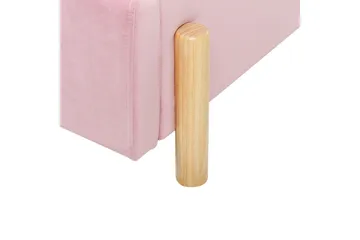 Diantha Sängram 90x200 cm - Rosa/Ljust trä - Products - Möbler - Säng - Sängram & sängstomme