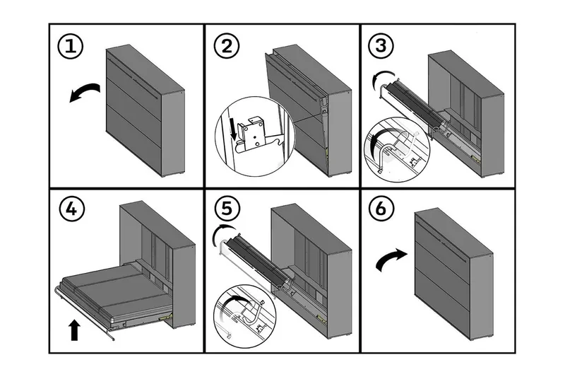 Concept Pro Sängskåp 90x200 cm Wilson & Wood Vit - Products - Möbler - Säng - Gästsäng & extrasäng - Sängskåp