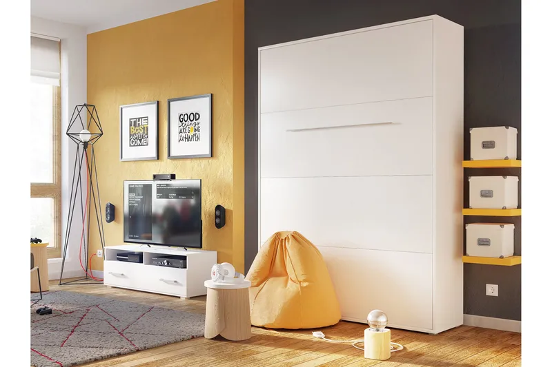 Rauk Sängskåp 152x237 cm - Vit - Products - Möbler - Säng - Gästsäng & extrasäng - Sängskåp