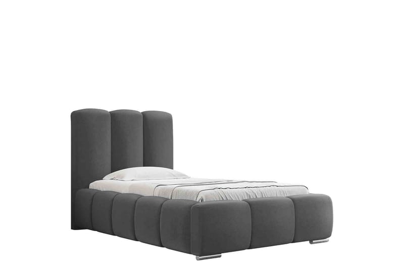 Gioia Sängram med Förvaring 90x200 cm, Grå