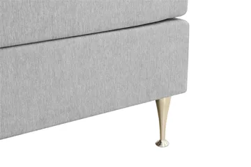 Hilton High Komplett Sängpaket 160x200 cm - Grå - Products - Möbler - Säng - Kontinentalsäng