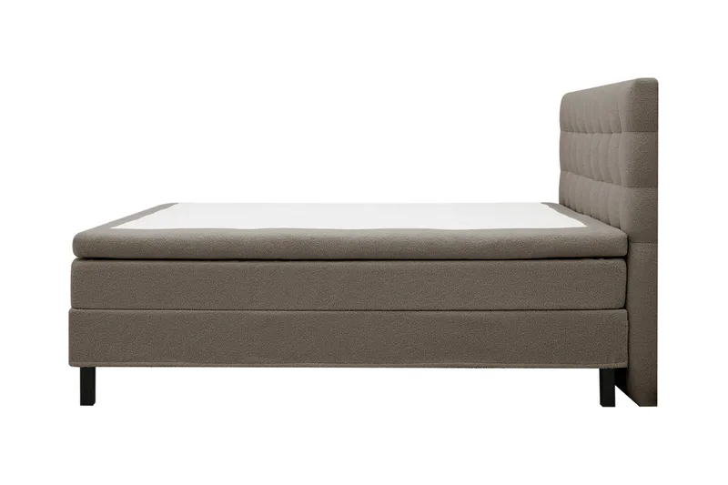 Hilton Komplett Sängpaket 180x200 cm Kontinentalsäng med rutad sänggavel - Brun - Products - Möbler - Säng - Kontinentalsäng