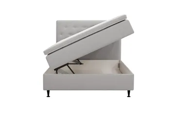 Hilton Plus Komplett Sängpaket med Förvaring 140x200 cm - Grå - Products - Möbler - Säng - Säng med förvaring