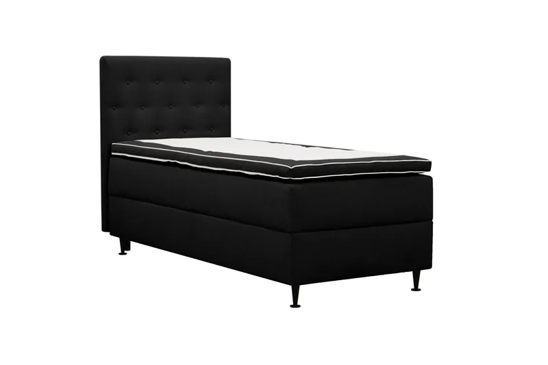 Hilton Plus Komplett Sängpaket med Förvaring 90x200 cm - Antracit - Products - Möbler - Säng - Enkelsäng