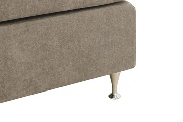 Hilton Premium Komplett Sängpaket 160x200 cm Kontinentalsäng med Sänggavel - Ljusbrun Tyg - Products - Möbler - Säng - Kontinentalsäng