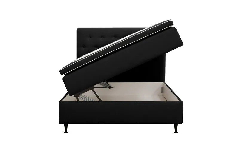 Hilton Plus Komplett Sängpaket med Förvaring 140x200 cm - Antracit - Products - Möbler - Säng - Enkelsäng