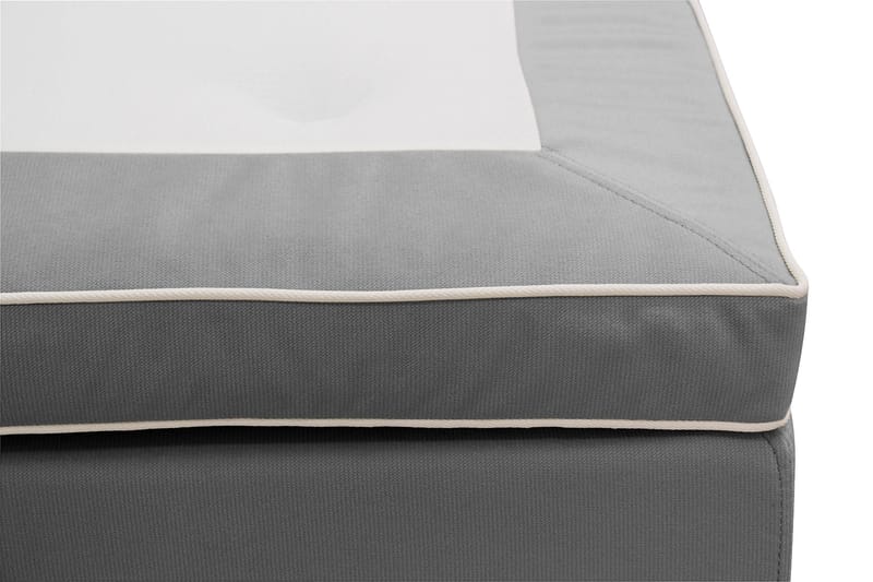 HVILA Lyx Kontinentalsäng 180x200 cm - Ljusgrå - Products - Möbler - Säng - Kontinentalsäng