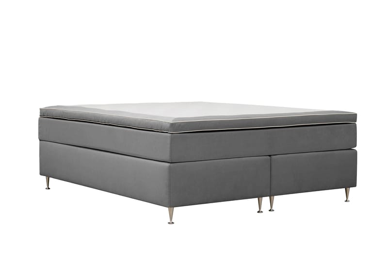 HVILA Lyx Kontinentalsäng 180x200 cm - Ljusgrå - Products - Möbler - Säng - Kontinentalsäng