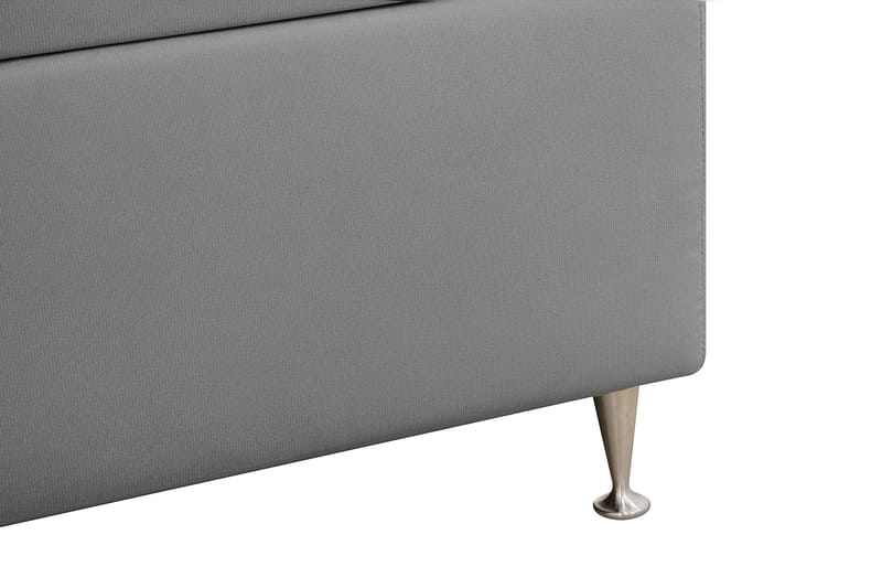 HVILA Lyx Kontinentalsäng 180x200 cm - Ljusgrå - Products - Möbler - Säng - Kontinentalsäng