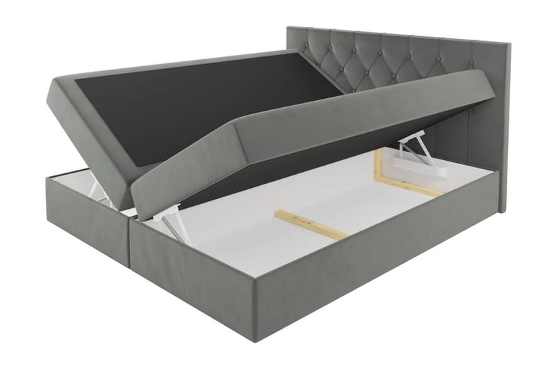 Jitendera Sängpaket Kontinentalsäng 200x200 cm med Förvaring - Röd - Products - Möbler - Säng - Komplett sängpaket