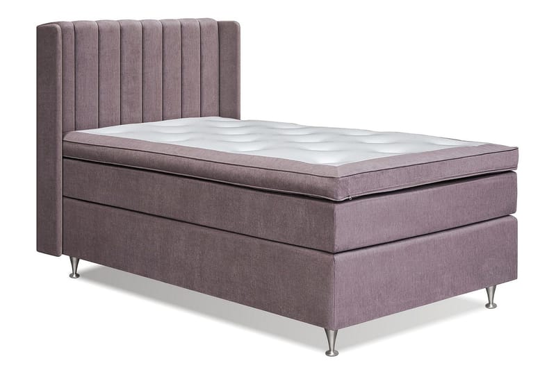 Joluma Sängpaket Fast 140x200 cm - (+Fler val) 140x200 cm Mörkrosa - Products - Möbler - Säng - Kontinentalsäng