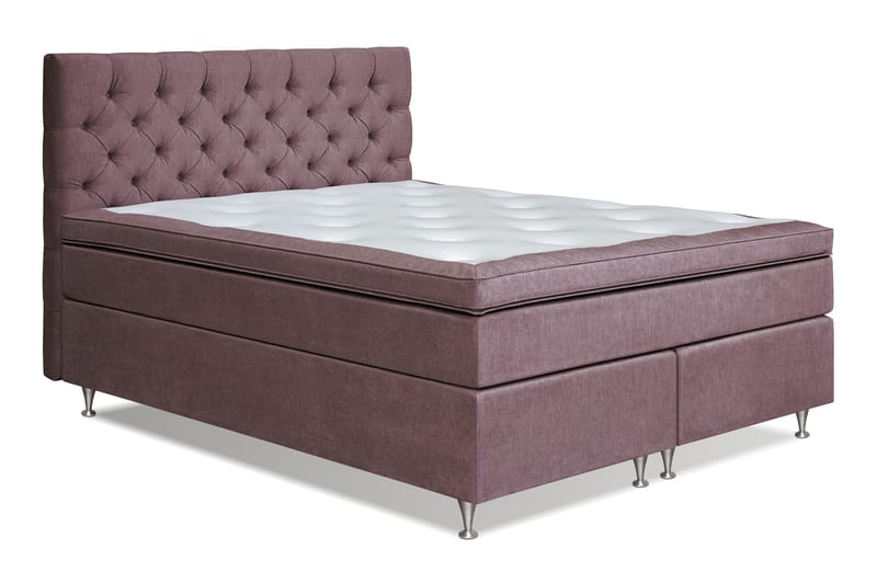 Joluma Sängpaket Medium 180x200 cm - (+Fler val) 180x200 cm Mörkrosa - Products - Möbler - Säng - Kontinentalsäng