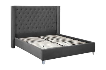 Lubbon Dubbelsäng 160|200 cm - Grå - Products - Möbler - Säng - Sängram & sängstomme