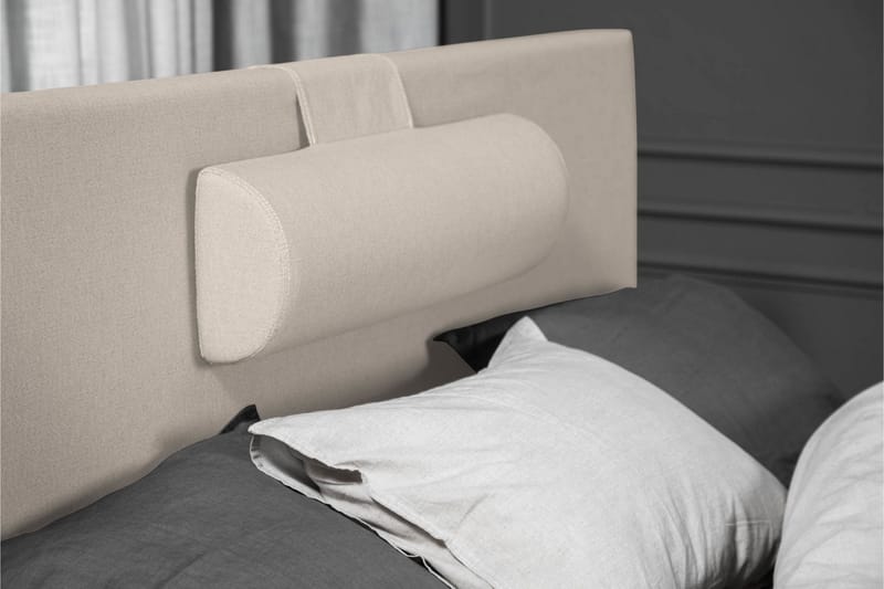 Lucky Komplett Sängpaket 120x200 Skum Slät Sänggavel  Nac - Nackkudde Liten Beige - Products - Möbler - Säng - Enkelsäng