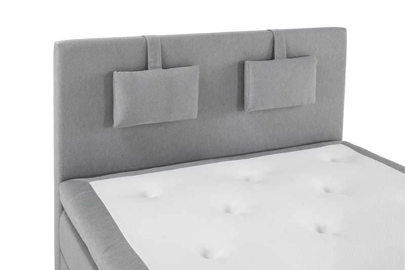 Lucky Komplett Sängpaket 140x200 Memory Slät - Nackkudde Liten Mellangrå - Products - Möbler - Säng - Kontinentalsäng