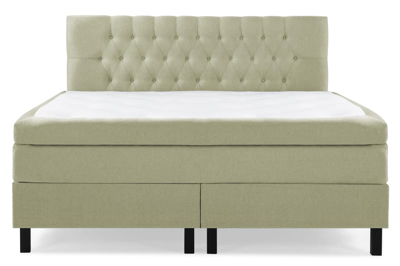 Lucky Komplett Sängpaket 160x200 Latex Diamant Sänggavel, Grön