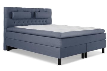 Lucky Komplett Sängpaket 180x200 Latex Diamant Sänggavel - Nackkudde Stor Mörkblå - Products - Möbler - Säng - Kontinentalsäng