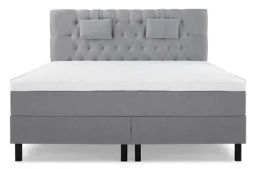 Lucky Komplett Sängpaket 180x200 Skum Diamant - Nackkudde Liten Mellangrå - Products - Möbler - Säng - Kontinentalsäng