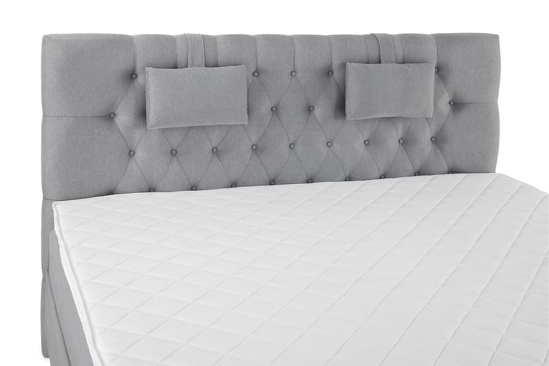 Lucky Komplett Sängpaket 180x200 Skum Diamant - Nackkudde Liten Mellangrå - Products - Möbler - Säng - Kontinentalsäng