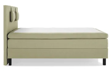 Lucky Komplett Sängpaket 180x200 Polyeter Slät Sänggavel - Nackkudde Liten Grön - Products - Möbler - Säng - Kontinentalsäng