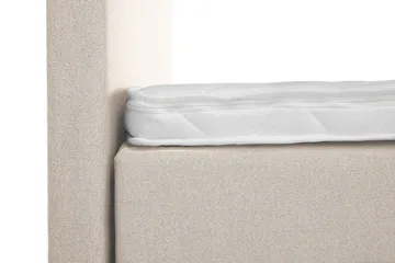 Lucky Kontinentalsäng 120x200Skum - Beige - Products - Möbler - Säng - Enkelsäng