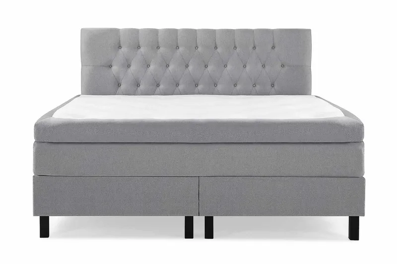 Lucky Kontinentalsäng 180x200 cm, Mellangrå