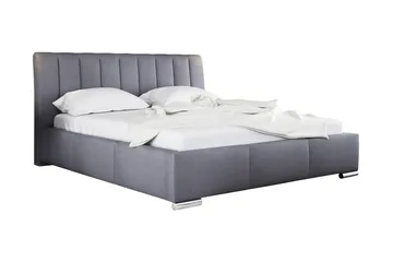 Milano Sängram med Förvaring160x200 - Grå - Products - Möbler - Säng - Sängram & sängstomme