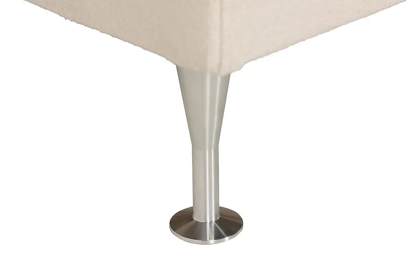 Oslo Lyx Sängpaket Boucle 120x200 Knappad gavel - Ljusbeige - Products - Möbler - Säng - Kontinentalsäng