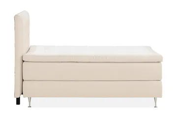 Oslo Lyx Sängpaket Boucle 120x200 Knappad gavel - Ljusbeige - Products - Möbler - Säng - Kontinentalsäng
