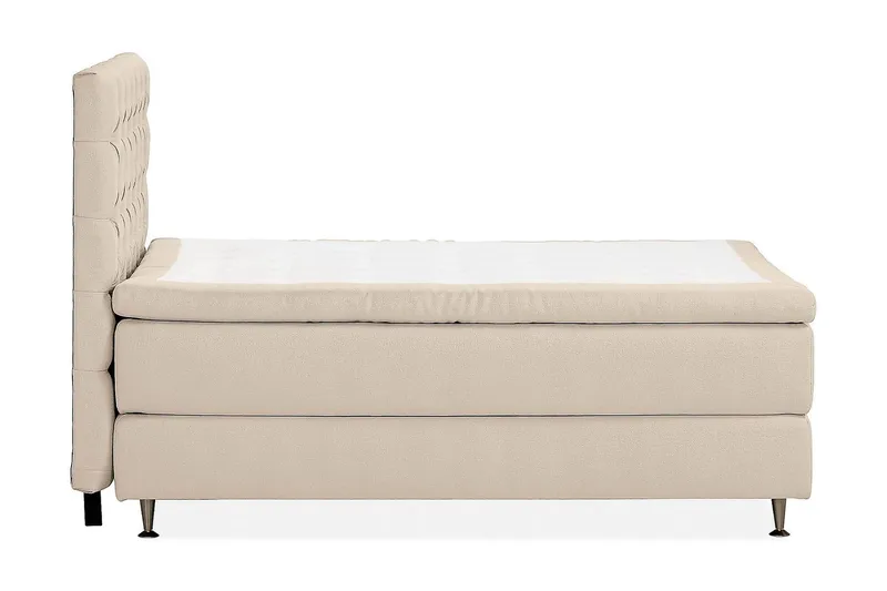Oslo Lyx Sängpaket Kontinentalsäng 140x200 cm - Beige - Products - Möbler - Säng - Kontinentalsäng