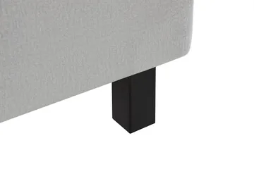 Princess Kontinentalsäng 120x200cm - Ljusgrå/Sammet - Products - Möbler - Säng - Enkelsäng