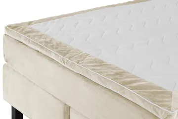 Princess Kontinentalsäng 160x200cm - Beige/Sammet - Products - Möbler - Säng - Kontinentalsäng