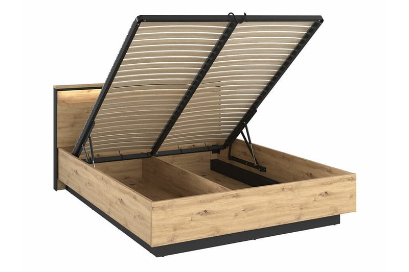 Rathmore Sängram 160x200 cm Black - Products - Möbler - Säng - Sängram & sängstomme