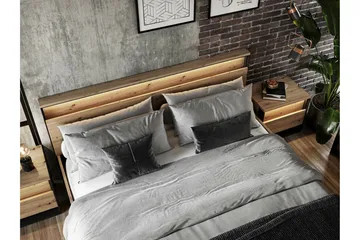 Rathmore Sängram 160x200 cm - Svart - Products - Möbler - Säng - Sängram & sängstomme