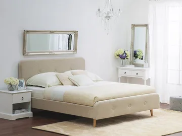 Rennes Dubbelsäng 180|200 cm - Beige - Products - Möbler - Säng - Dubbelsäng