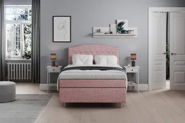 Belda Sänggavel 120 cm Svängd - Rosa - Products - Möbler - Säng - Sängtillbehör & sänggavel - Sänggavel