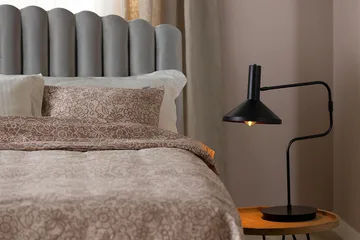 Davia Sänggavel 180 cm - Ljusgrå/Sammet - Products - Möbler - Säng - Sängtillbehör & sänggavel - Sänggavel