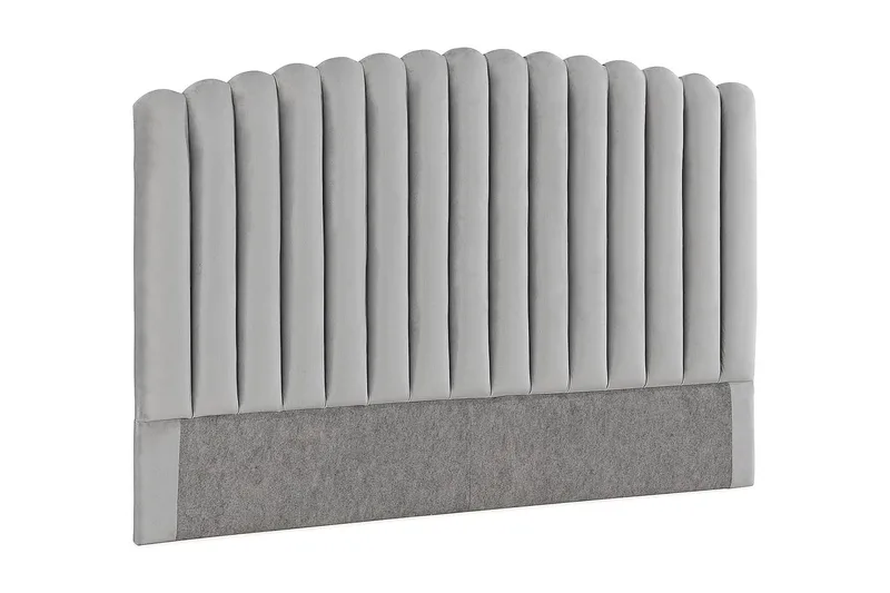 Davia Sänggavel 180 cm - Ljusgrå/Sammet - Products - Möbler - Säng - Sängtillbehör & sänggavel - Sänggavel