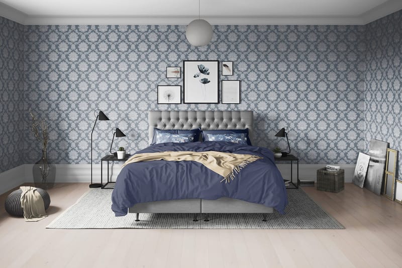 Joluma Sänggavel 160 Knappar - Grå - Products - Möbler - Säng - Sängtillbehör & sänggavel - Sänggavel