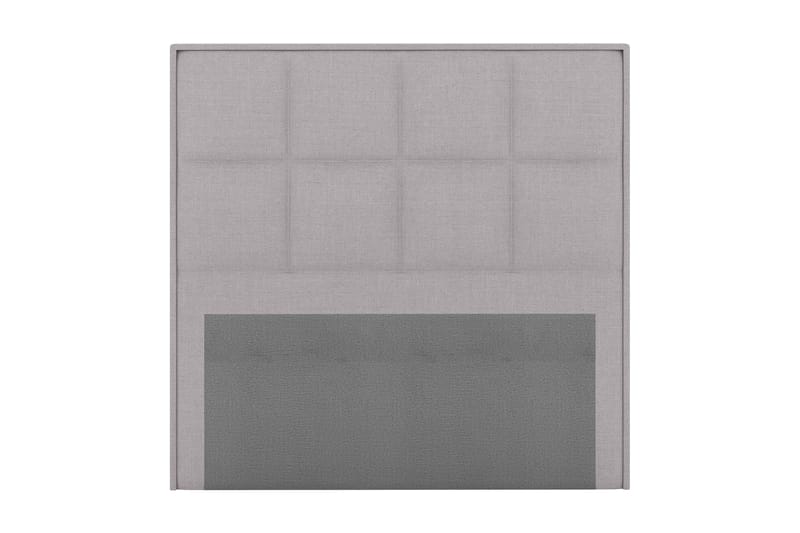 Select Rutig Sänggavel 140 cm, Ljusgrå