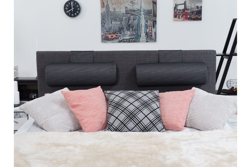 Viken Bas Stor Nackkudde 1-pack | Grå - Grå - Products - Möbler - Säng - Sängtillbehör & sänggavel - Nackkudde till säng