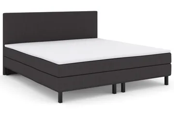 Select No 1 Komplett Sängpaket 210x210 - Mörkgrå/Svart - Products - Möbler - Säng - Kontinentalsäng